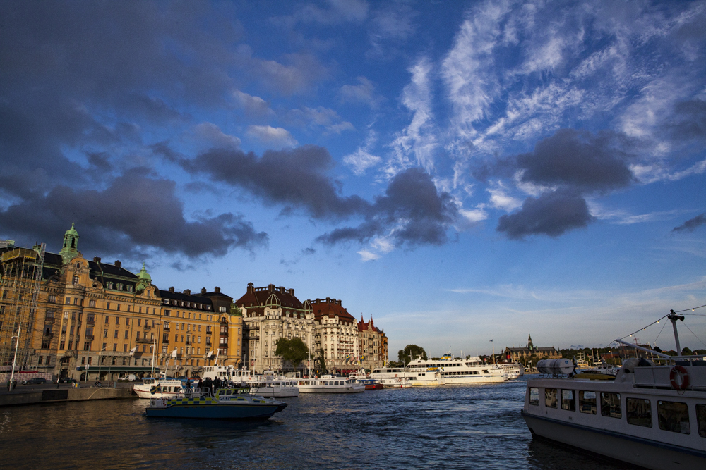 Nybroviken (baía da ponte nova), Estocolmo, Suécia