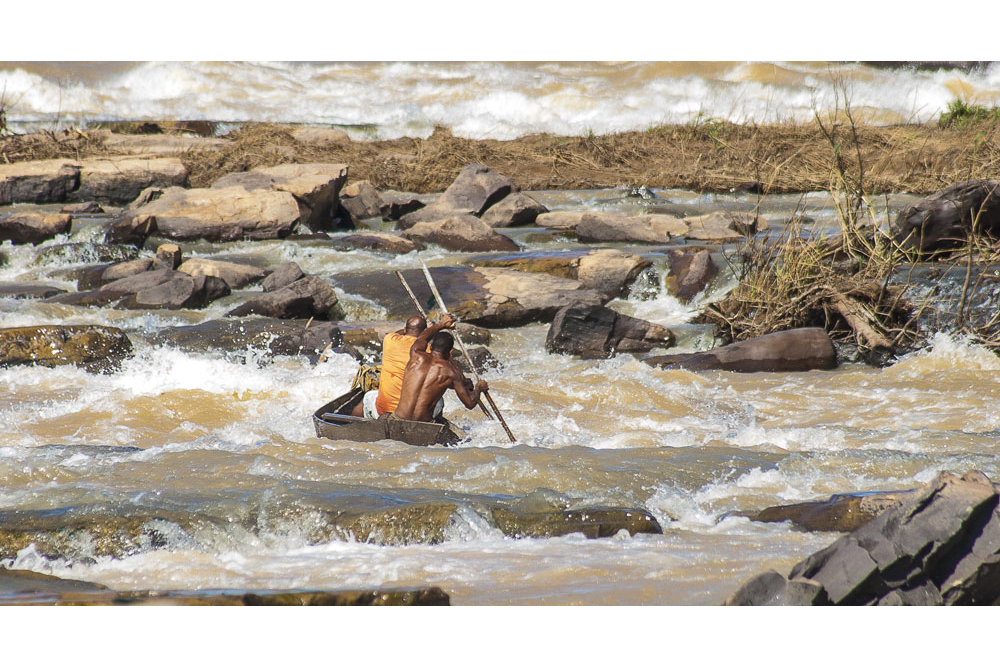 canoeiros em Pirapora